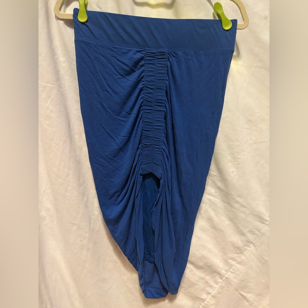 Helmut Lang Asymmetrical Blue Skirt BNWT